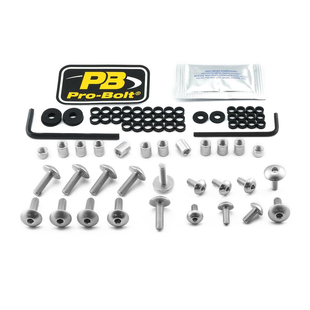 Pro Bolt Aluminium Fairing Bolt Kit For Suzuki GSX-R 1000 R 2017-2025 FSU330S