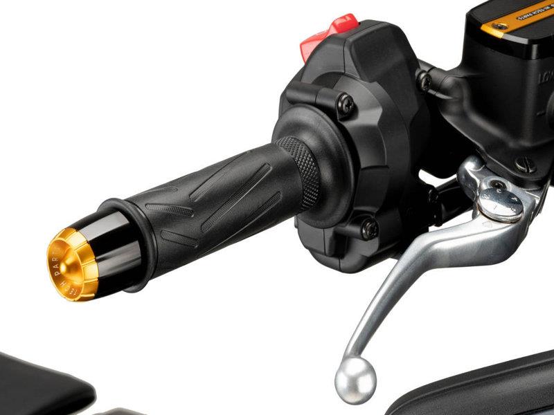 PUIG Thruster Bar End Caps Black for Yamaha TMax 560/Tech Max 22-25 21294N