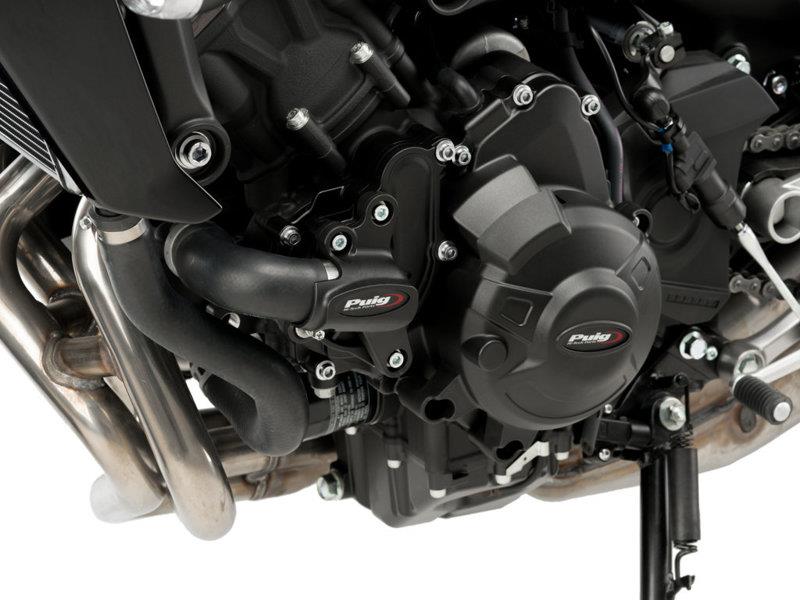 PUIG Engine Guard Black for Yamaha MT-09/SP/SportTracker/StreetRally/Tracer 13-23 20128N