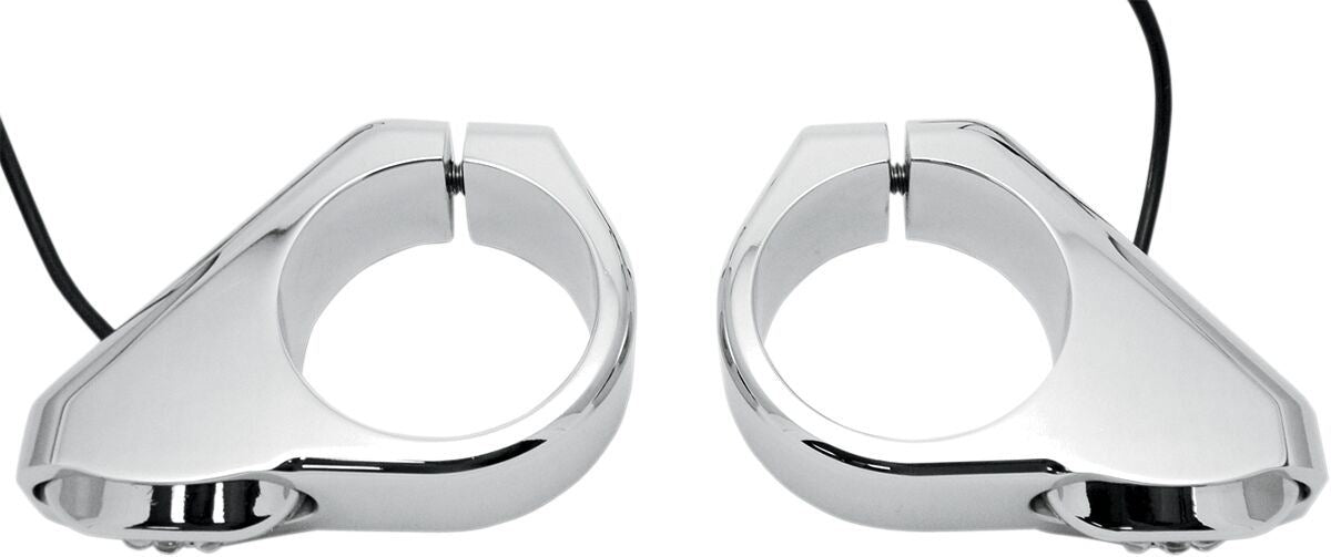 Joker Machine LED Fork-Mount Marker Lights Harley Davidson FLSTSCI 1450 EFI 86-06 05-49-2C
