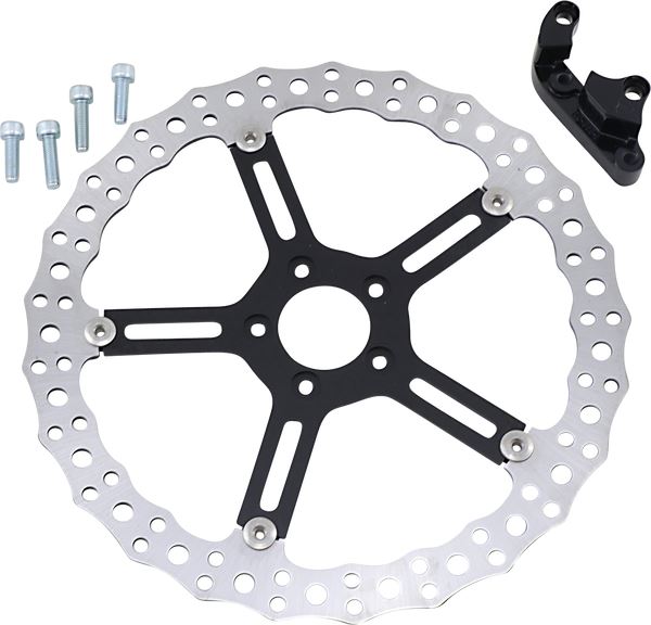 Arlen Ness Big Brake Jagged Aluminum Rotor Kit For HD FXLRS 1923 88-24 02-996