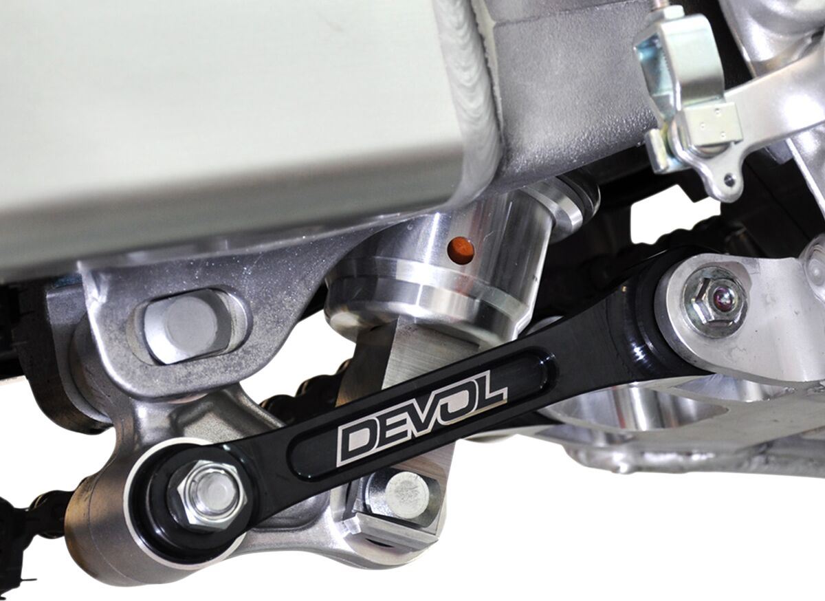 Devol Lowering Link For Honda CRF 250 R 2017-2021 Black Aluminium Kit 0115-1209