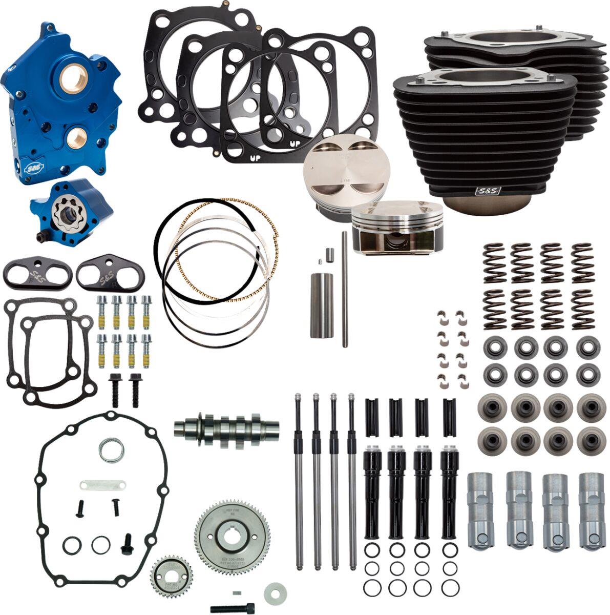 S&S Cycle 124" Power Package For Harley Davidson FLFBS 1923 2017-2025 310-1059C