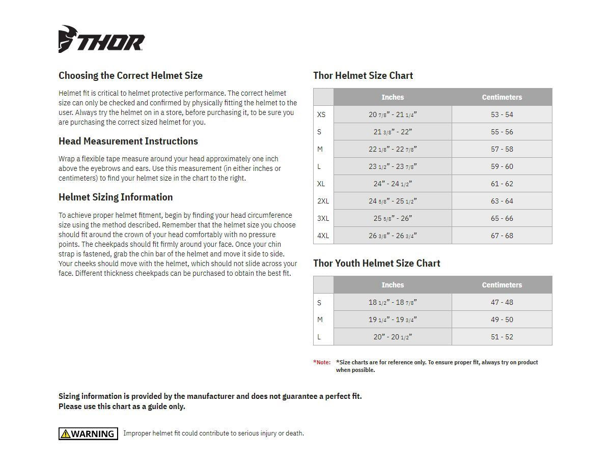 THOR Fleet Whiteout Helmet 2025 Model