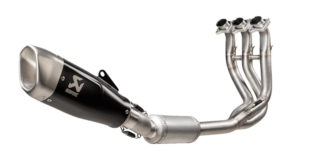 Akrapovic Racing Line Exhaust System SS/TI For Triumph Trident 660 21-24 S-T6R1-CQTBL