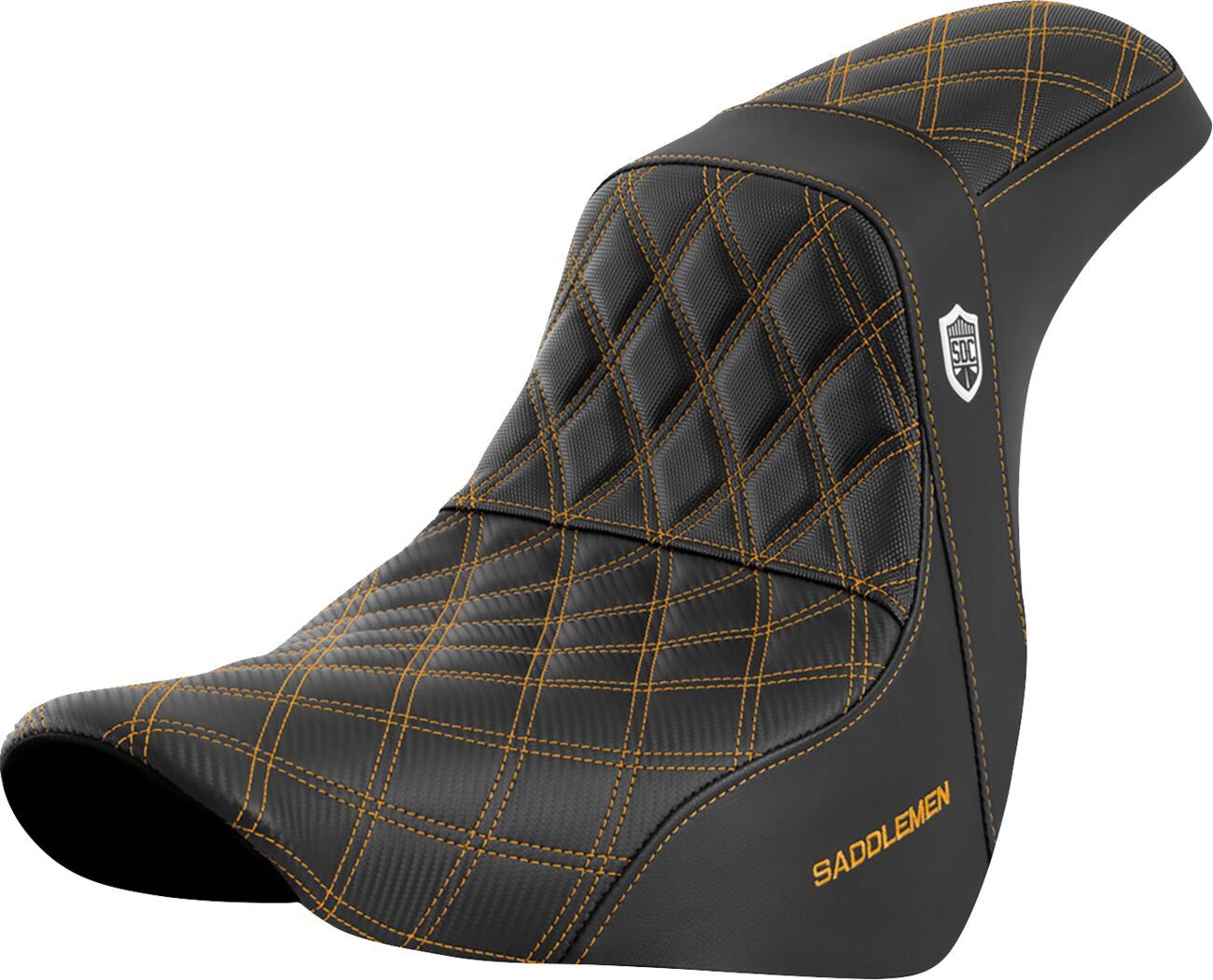 Saddlemen Pro Series SDC Performance Grip Saddlehyde Seat Without Backrest For Harley Davidson FLSB 1750 ABS 18-20 SC81829GOL