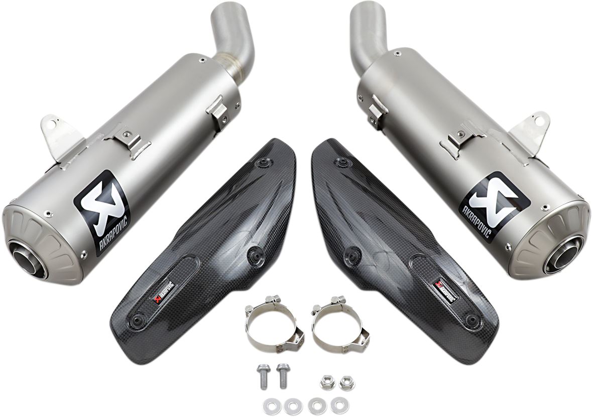 Akrapovic Slip-On Line Muffler TI For Ducati Scrambler 1100 18-24 S-D11SO4-HBFGT