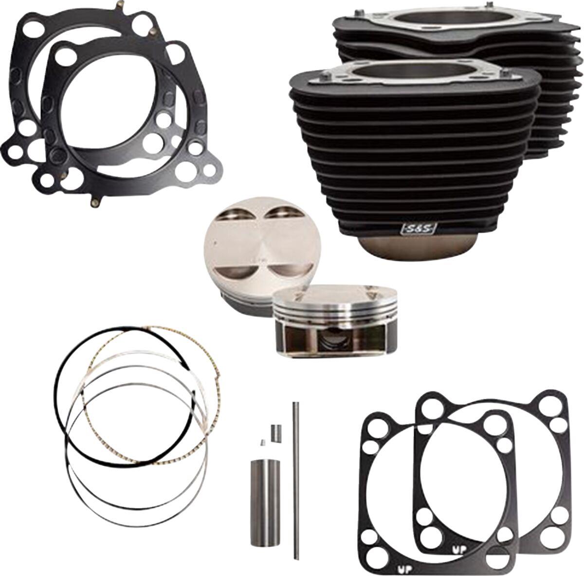 S&S Cycle Kit 4.25" Bore For Harley FLFBS 1923 2017-2026 Wrinkle Black 910-0685A