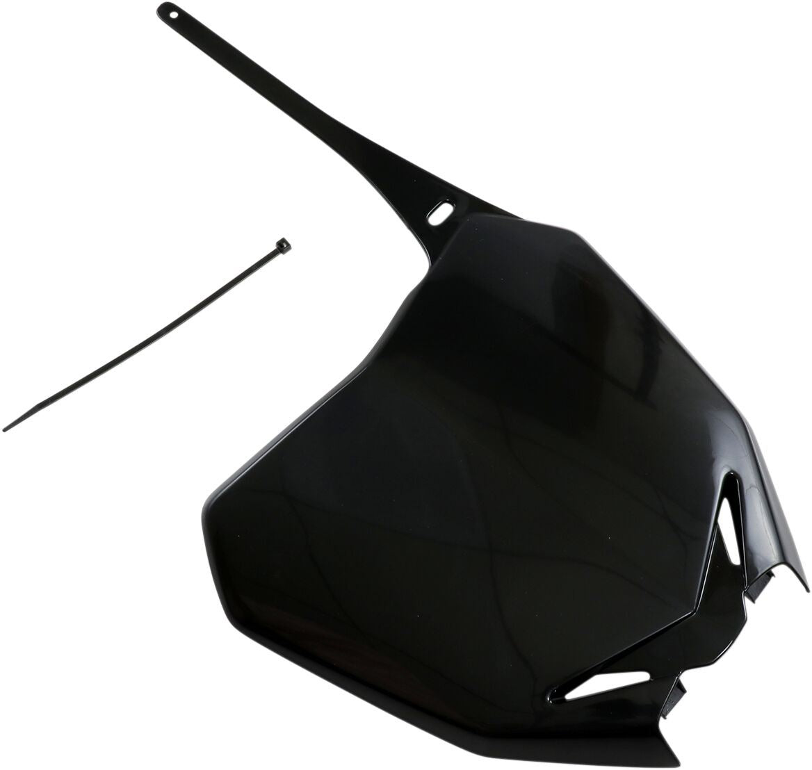 UFO FRONT NUMBER PLATE SUZUKI RMZ250/450 BLACK SU04919001