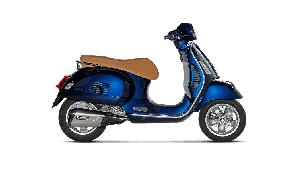 Akrapovic Slip-On Line Muffler Scooter For Vespa GTS 300 HPE 21-24 S-VE3SO11-ZDFSS