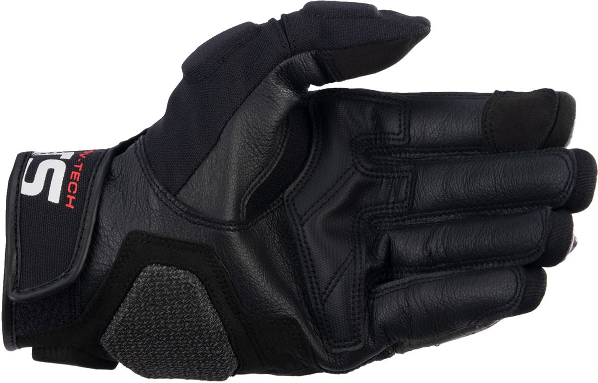 Alpinestars Halo Leather Gloves Black White