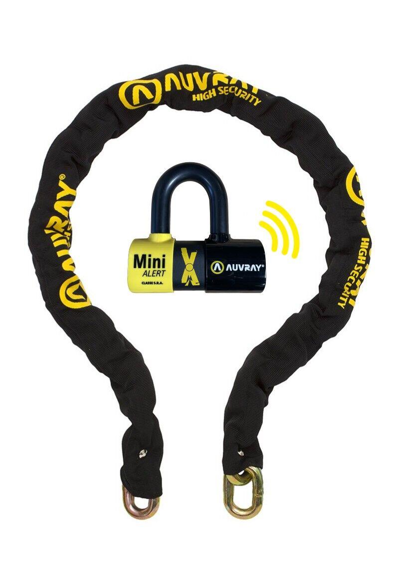 Auvray Xtrem Chain Alarm 120db 13.5mm Chain High Security Lock C2AXTR140AUV