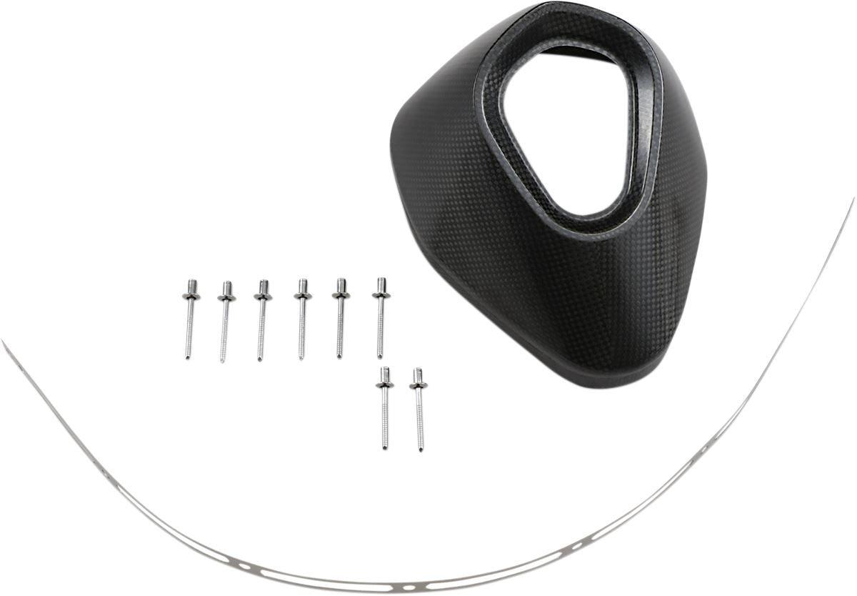 Akrapovic End Cap CF Black V-EC105