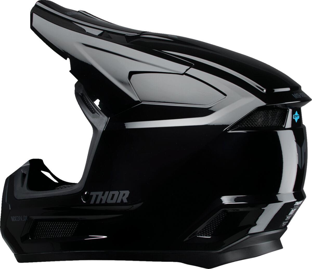 THOR Youth Fleet Blackout Gloss MX Helmet