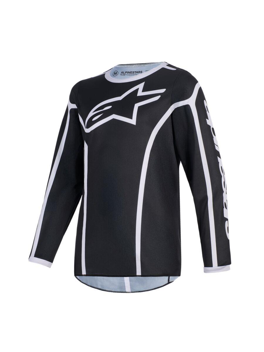 ALPINESTARS Youth Fluid Apex Jersey BLACK/GRAY 2025 Model