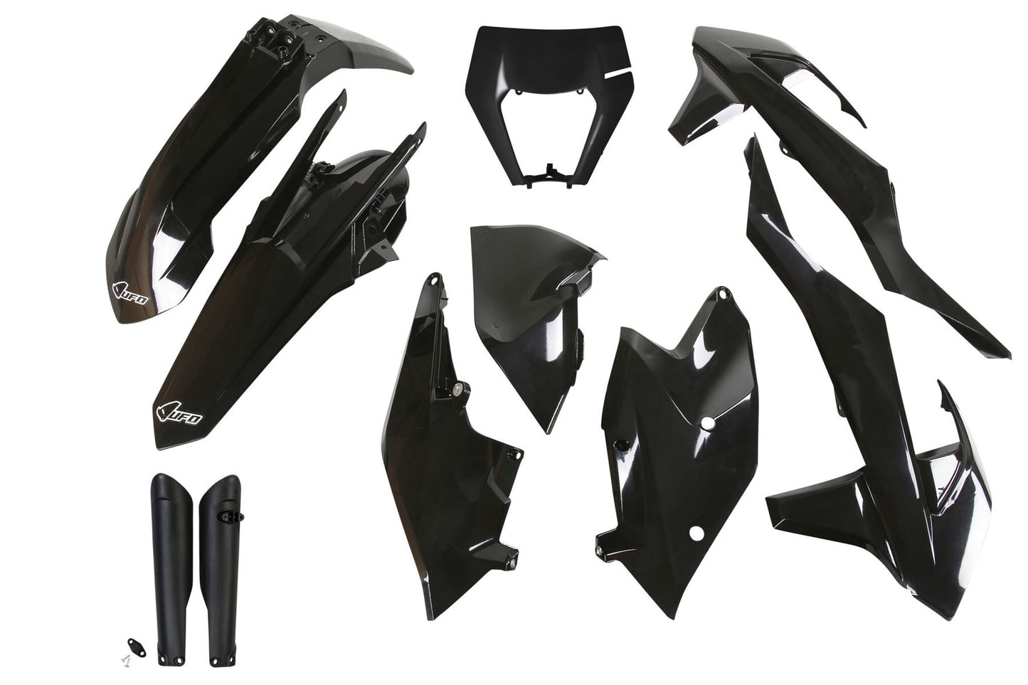 UFO Bodykit For KTM Exc200 17-19 Black KTKIT523-001