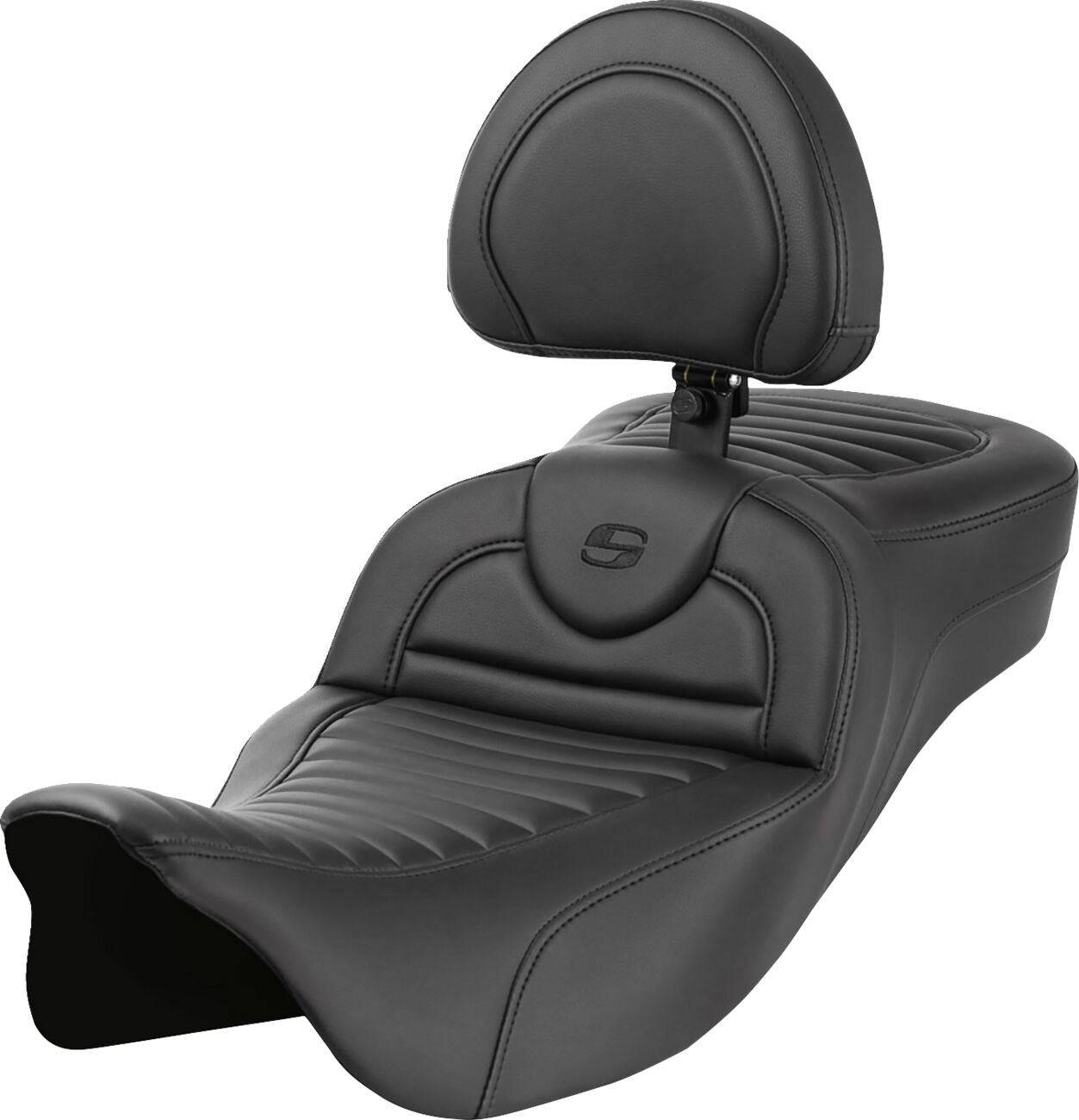 Saddlemen Roadsofa Seat With Headrest For HD FLHXS 1868 08-23 808-07B-203B0