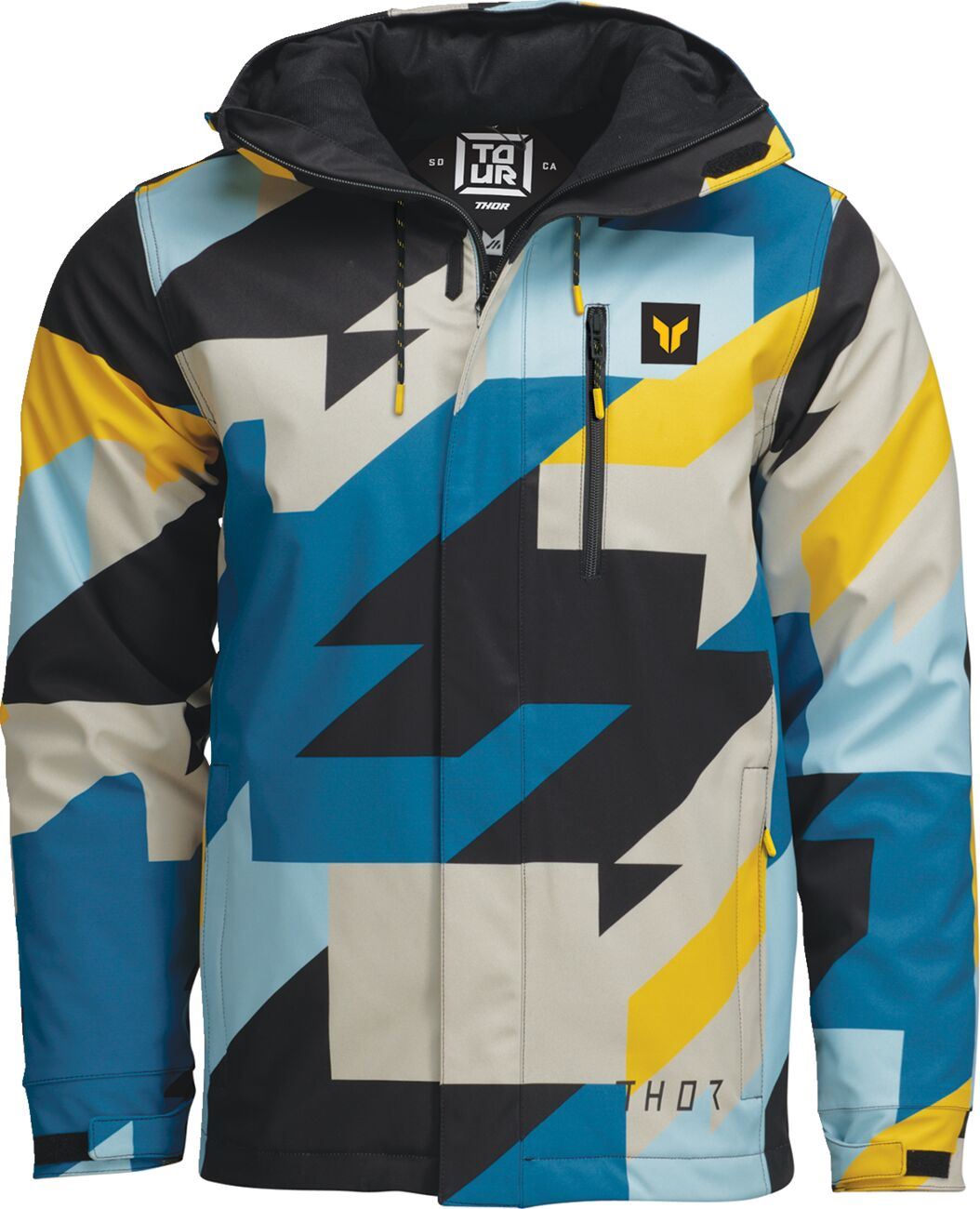 THOR Brave Heavyweight Tour Jacket BL/YL 2025 Model
