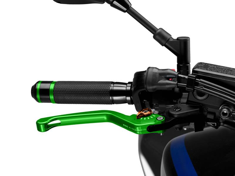Puig Fixed V3 Brake (Green Lever With Blue Selector) Orange 9421W