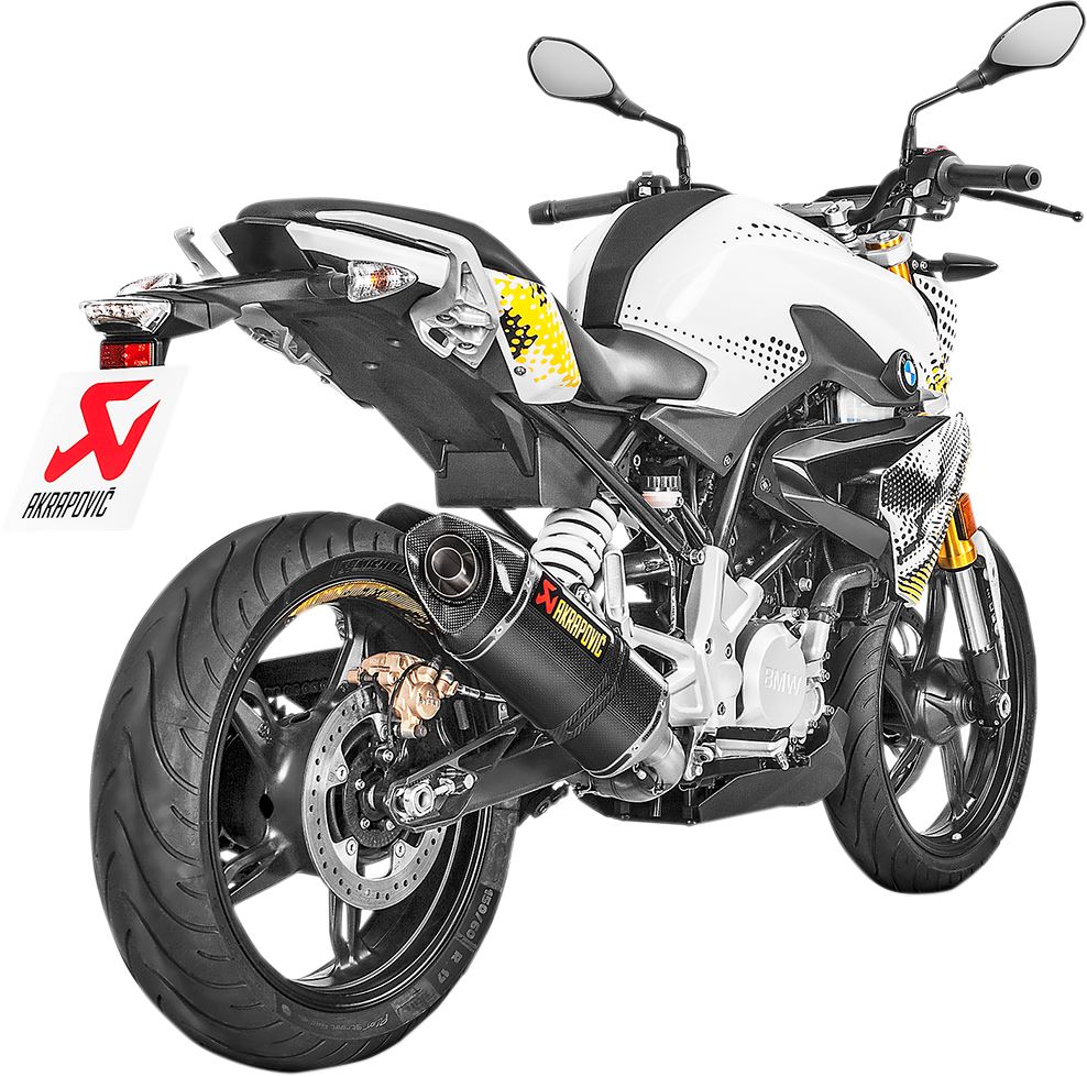 Akrapovic Racing Line Exhaust System Black SS For BMW G 310 GS 16-24 S-B3R1-RC/1