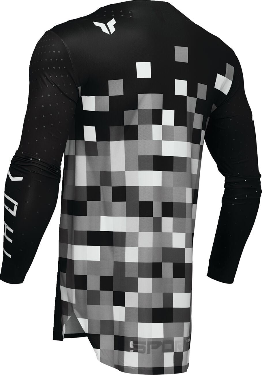 THOR SPORTMODE Riot Jersey BLACK/RD 2024 Model