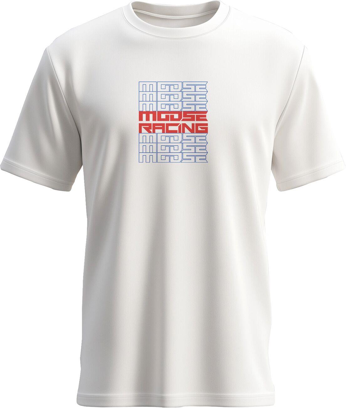 Moose Racing T-Shirt Recurrence White