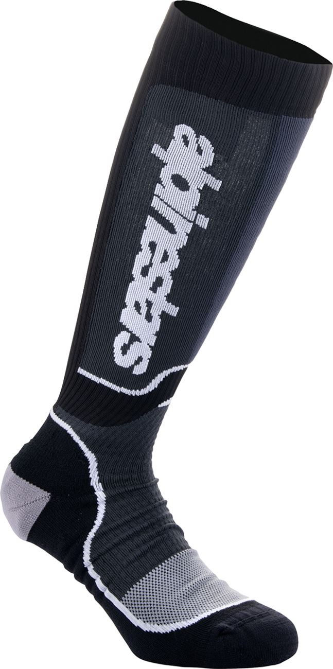 Alpinestars Youth Mx Plus Socks Grey Black