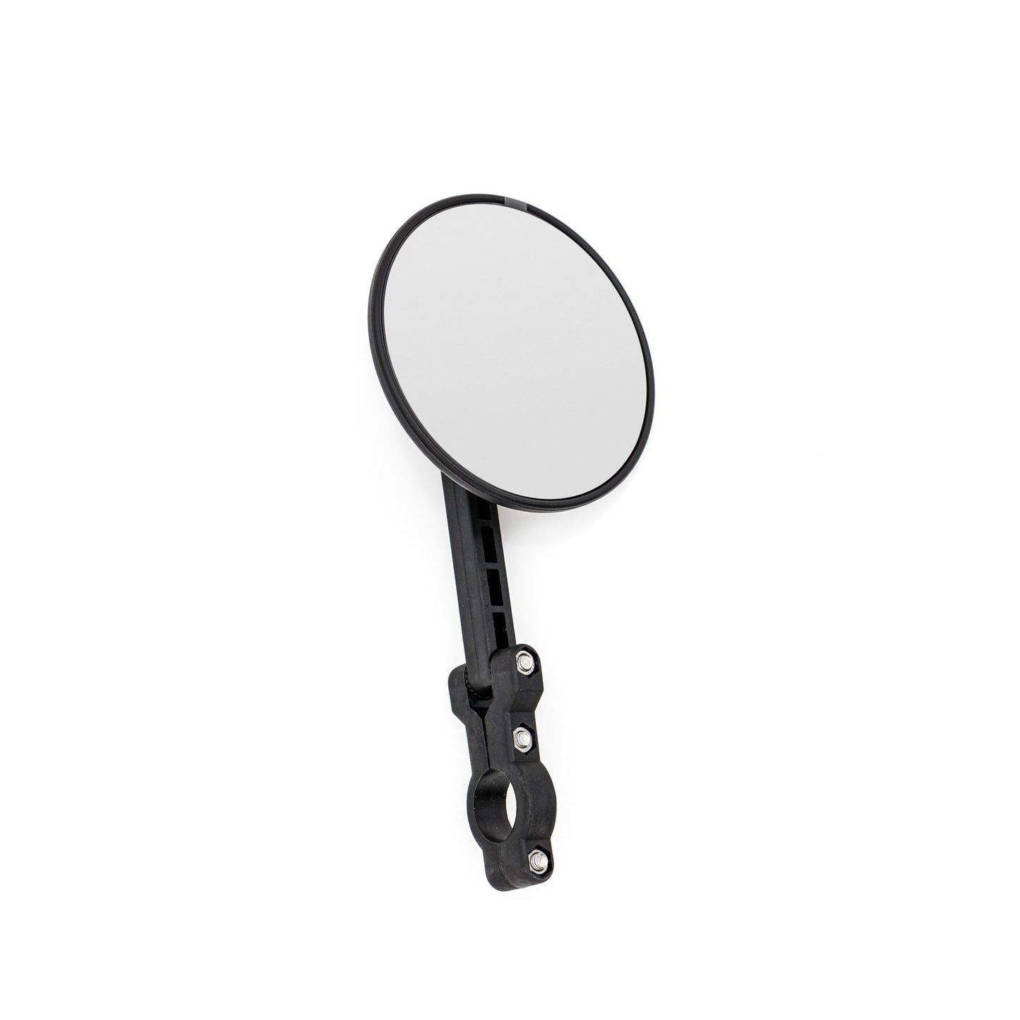 Daytona Handle Bar Clamp Mirror Round Adjustable Black ABS/Nylon 80917