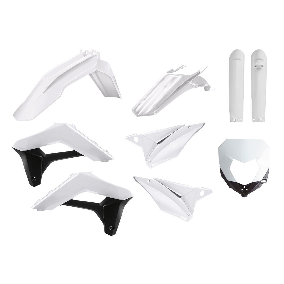 Polisport Body Kit Full For Sherco SE 250 2017-2023 Black White 90857