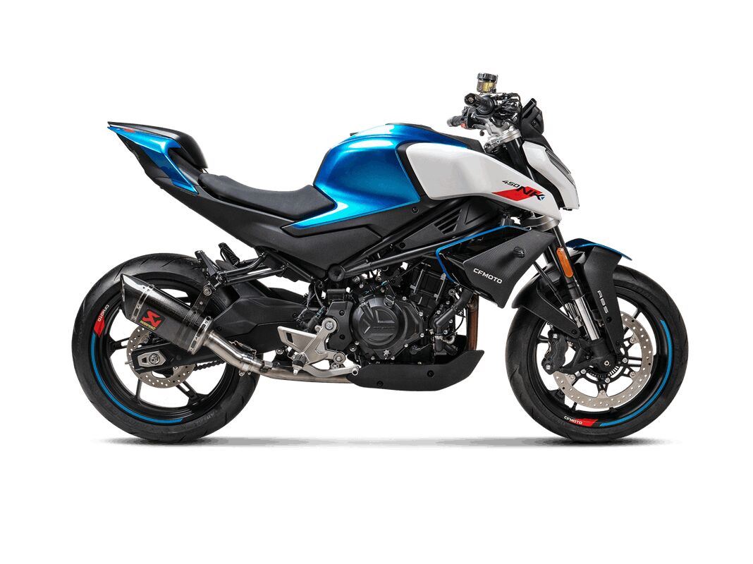 Akrapovic Slip-On Line Muffler CF For CF MOTO NK 450 2024 S-CF4SO1-APC