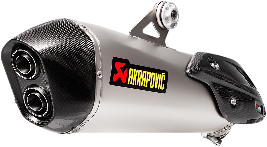 Akrapovic Slip-On Line Scooter Muffler TI/CF For BMW C 650 GT 16-20 S-B6SO8-HZAAT