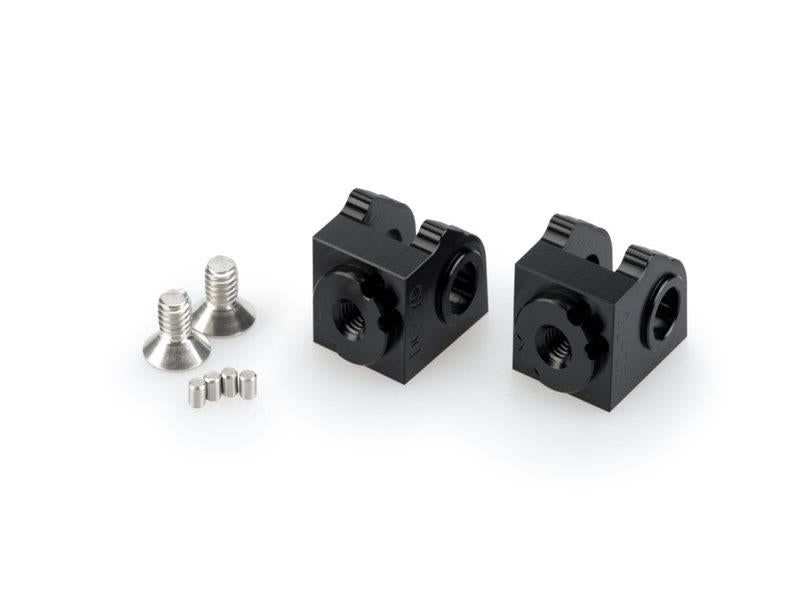 Puig Adjustable Footpeg Adaptors Black 9976F