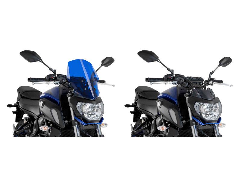 PUIG New Generation Touring Screen Blue for Yamaha MT-07 18-20 9667A