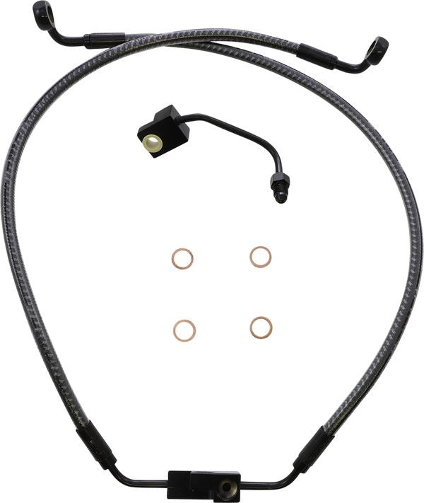 Magnum Shielding Lower Brake Line For Harley FXDF 1690 2012-2017 AS77006
