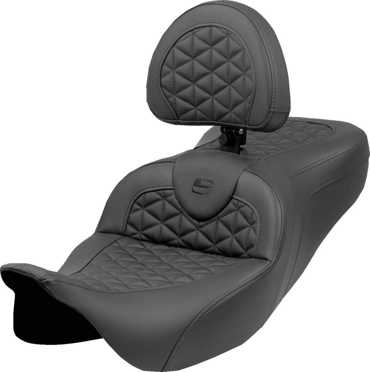 Saddlemen RoadSofa Tri Gripper Seat For Harley FLHRXS 1868 08-25 808-07B-210B0