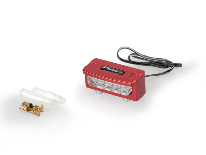 PUIG Flash LED Number Plate Light Red Universal 4136R