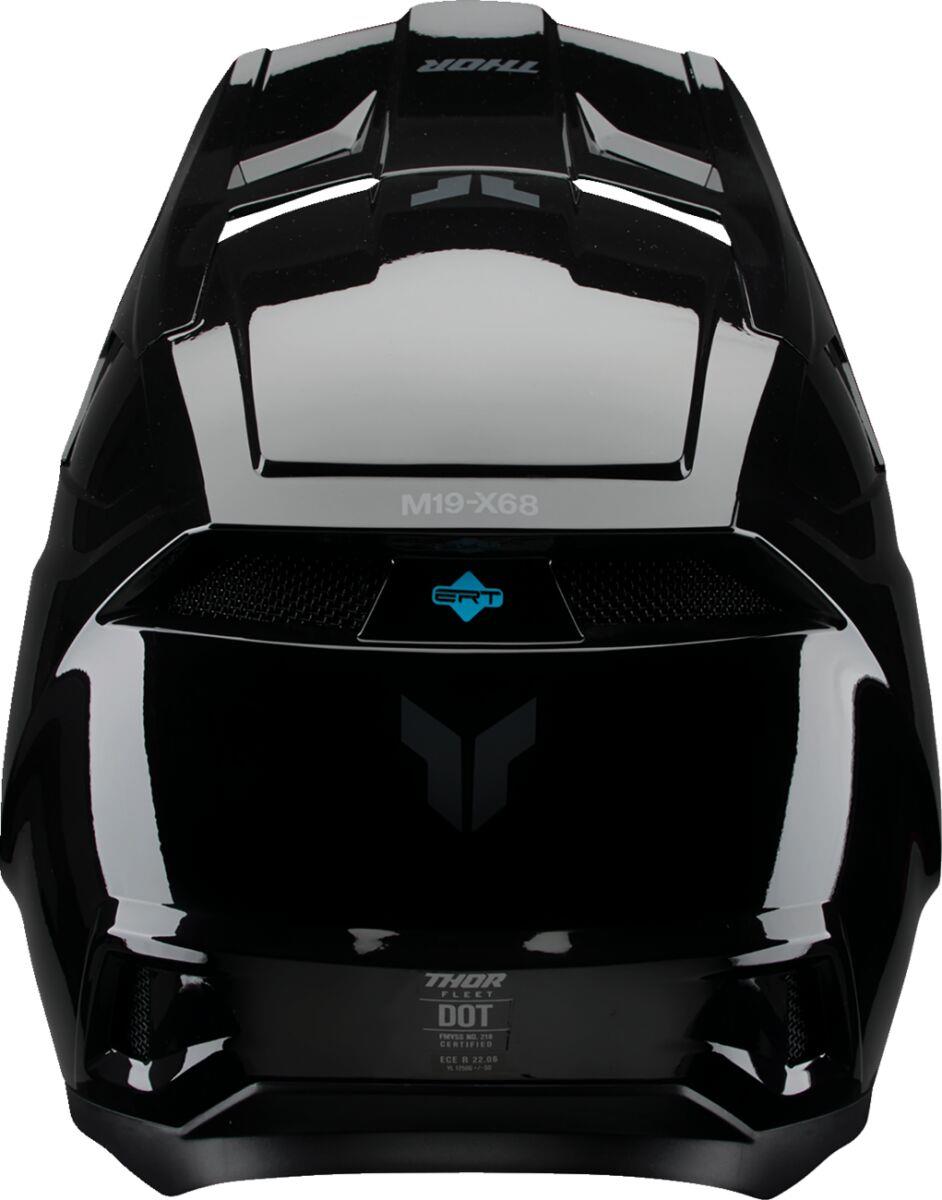 THOR Youth Fleet Blackout Gloss MX Helmet