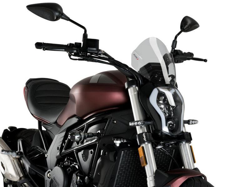 PUIG New Generation Sport Screen Light Smoke for Benelli 502 Cruiser 19-25 3690H