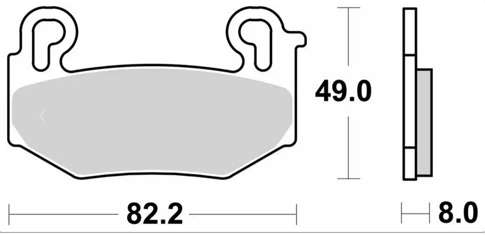 Sbs HS Street Excel Sintered Front Brake Pads For BMW R 1300 GS 2024-2026 1004HS