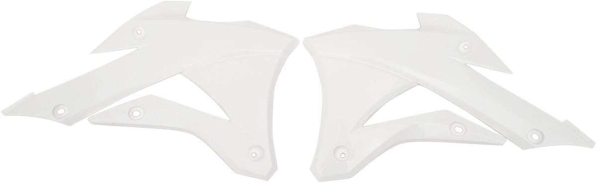 UFO RADIATOR COVERS KAWASAKI KX85 WHITE KA04728-041