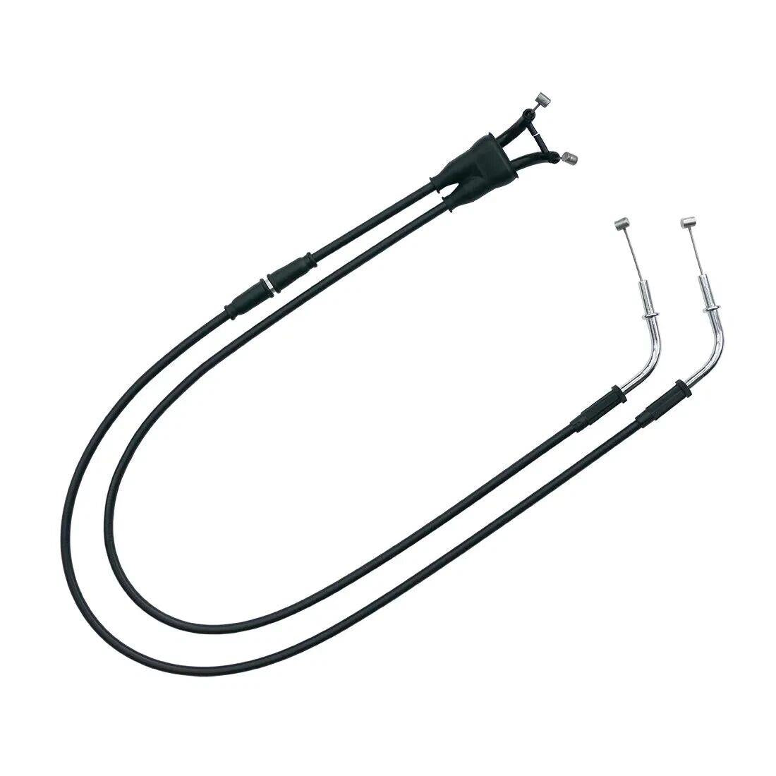 Venhill Throttle Cable For Kawasaki W 650 1999-2002 Black Set K02-4-115-BK