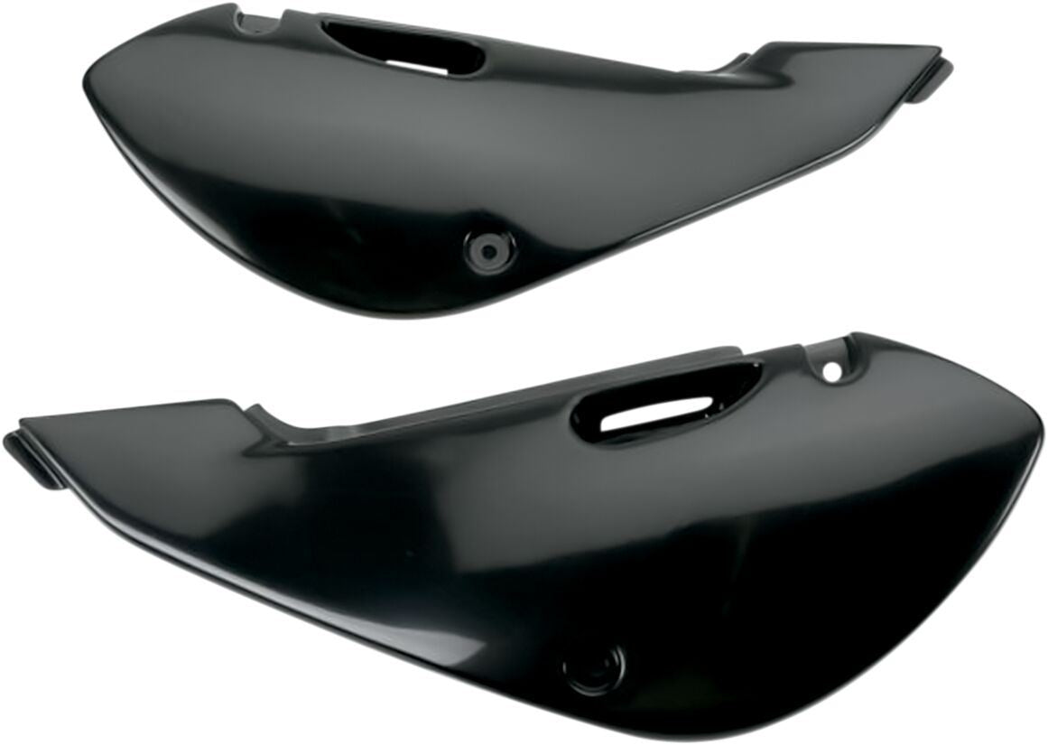 UFO SIDE PANELS KAWASAKI KX65/KLX110 BLACK KA03734-001