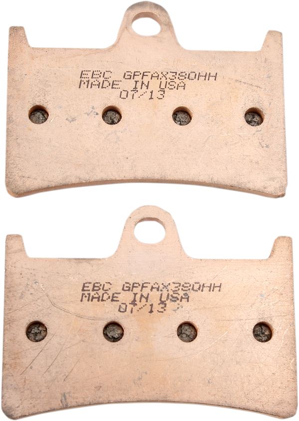 Ebc Sintered Road Race Brake Pads For Yamaha YZF-R6 600 1998-2026 GPFAX380HH