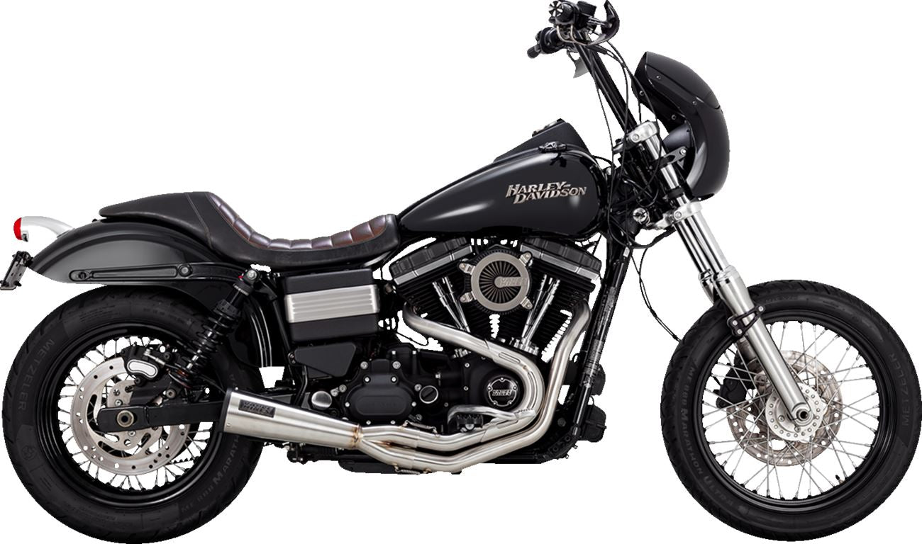 Vance & Hines 2-into-1 Upsweep Exhaust System For HD FXDC 1584 89-09 27635