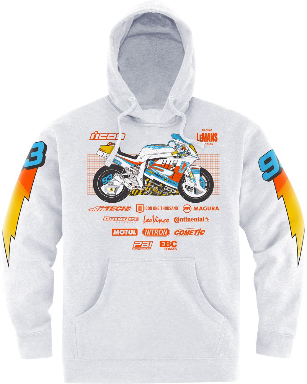 Icon Hoodie Gixxer Johnny White