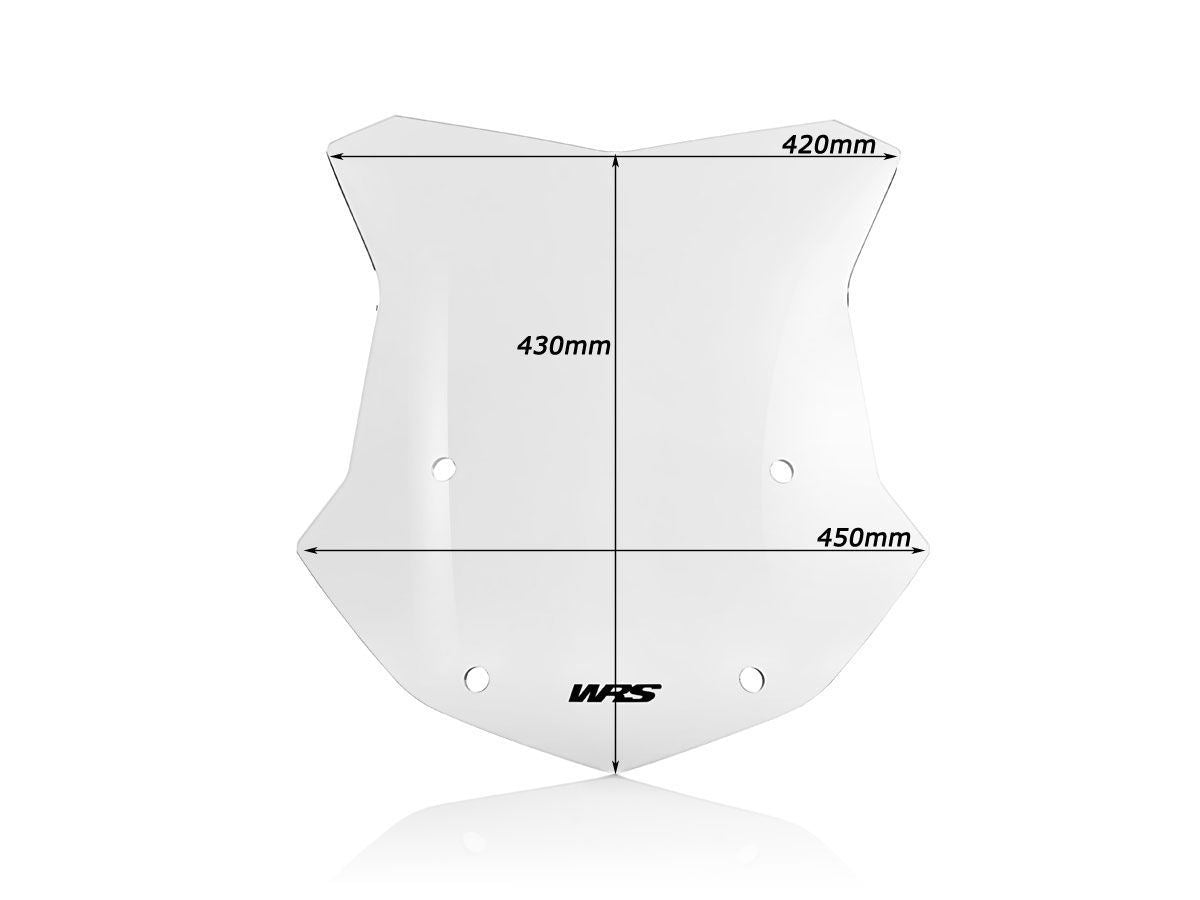 WRS Windscreen Sport BMW R1250gs Clear Bm023t