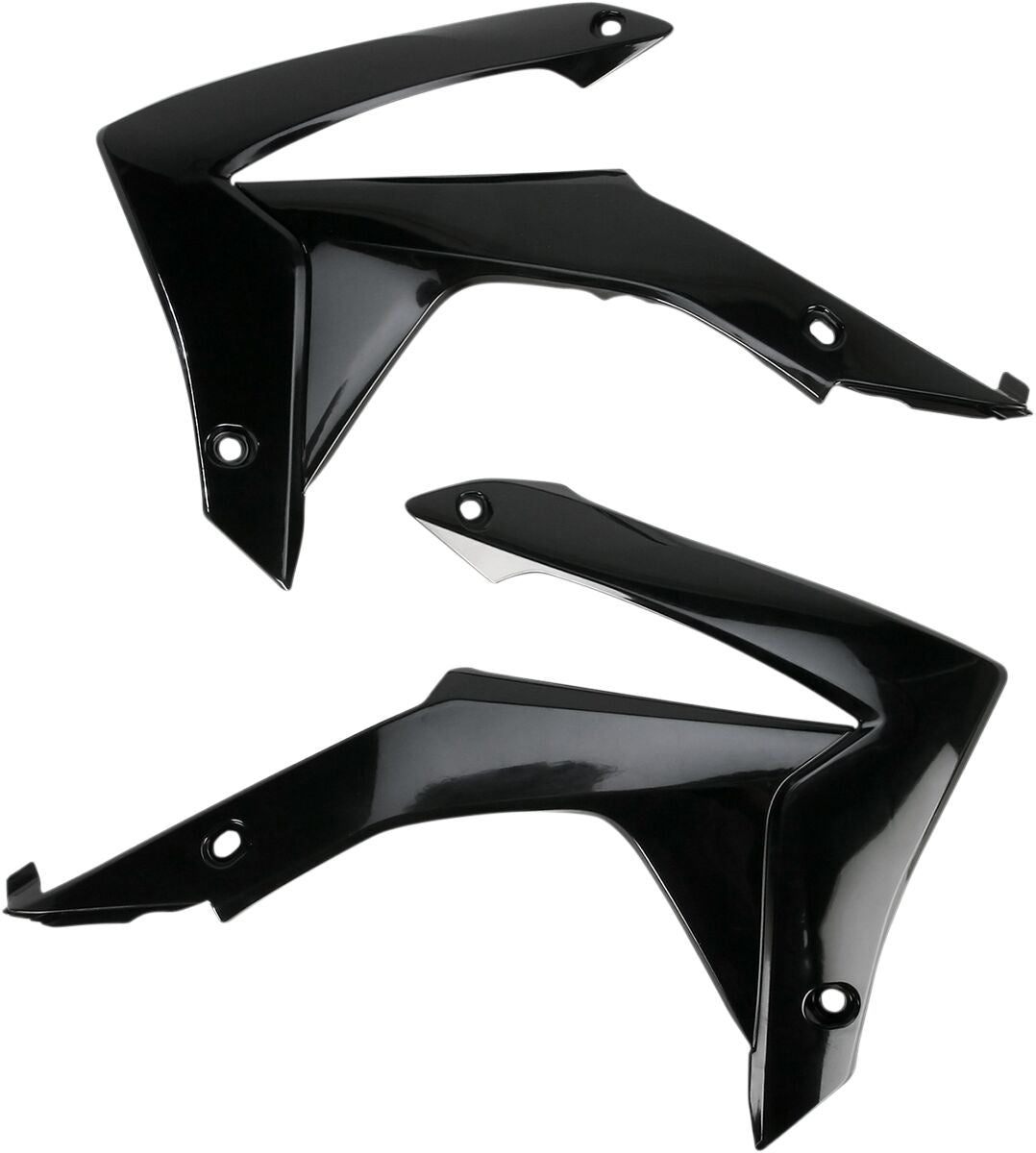 UFO RADIATOR COVERS HONDA CRF250/450R BLACK HO04657001