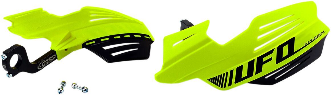 UFO UNIVERSAL VULCAN HANDGUARDS FLUO YELLOW PM01650-DFLU