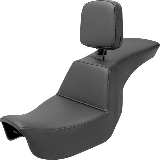 Saddlemen Tour Step-Up Seat For HD FXDF With Backrest 1690 06-17 806-04-194BR