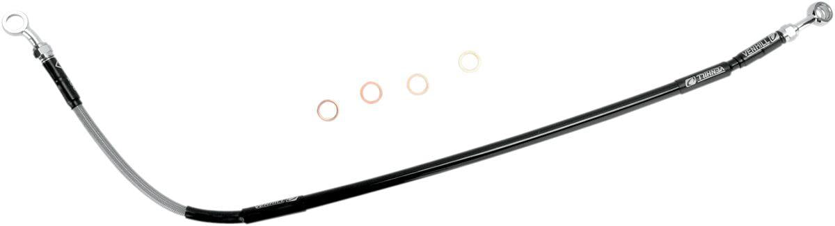 Moose Offroad Braided Brake Line For Honda CRF 250 X 2002-2018 H02-2-035/P-CL